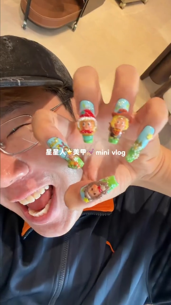Nail art and personal style shared by @shanhere___, set 2, frame 1 (film still)